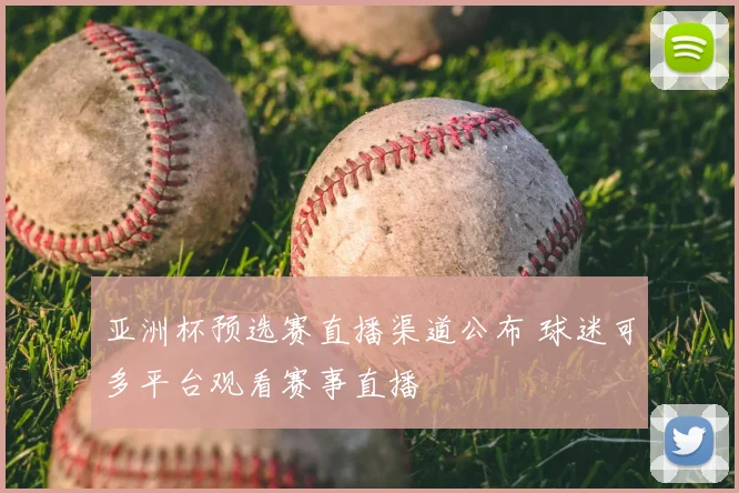 亚洲杯预选赛直播渠道公布 球迷可多平台观看赛事直播